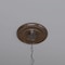 Ekena Millwork Berkshire PVC Medallion (Canopies up to 5 3/4"), 13"OD x 3 1/2"ID x 3/4"P, Metallic Mystic Brown CMP13BEAMB - alternate 9